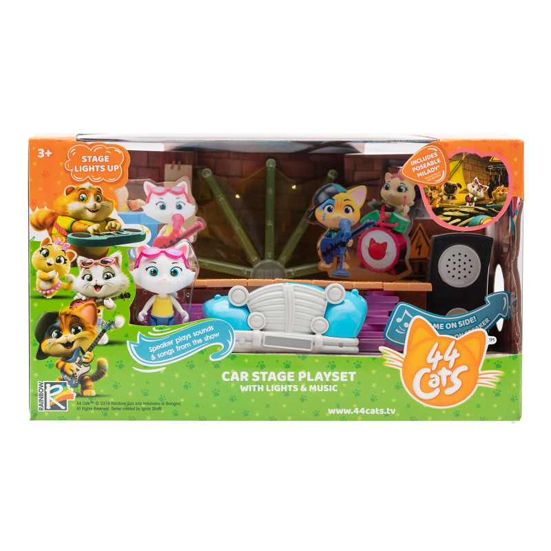 44 Gatti Playset Automobile Palcoscenico