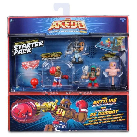 Akedo Set 4 Pers + 1 Joystick