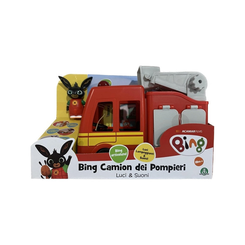 Bing Camion Pompieri Luci E Suoni
