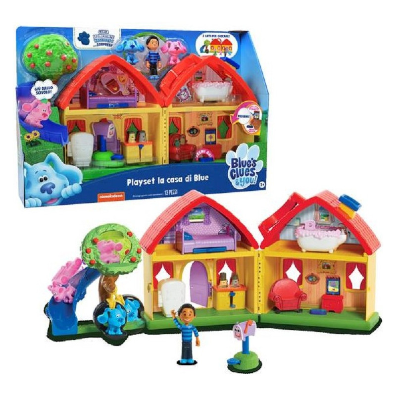 Blues Clues Playset Casa C/3 Pers