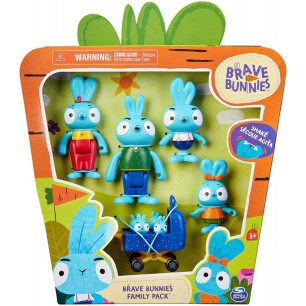Brave Bunnies Gift Set Famiglia Coniglietti