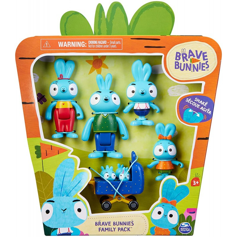 Brave Bunnies Gift Set Famiglia Coniglietti