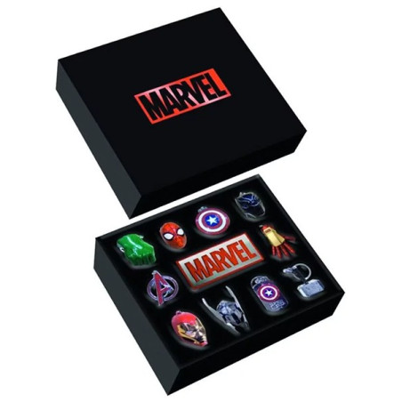 Display Llaveros 3d Marvel