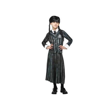 Costume Wednesday Uniforme Escolar 11/13 Anni