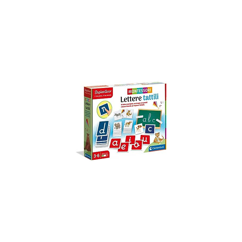 Montessori - Lettere Tattili