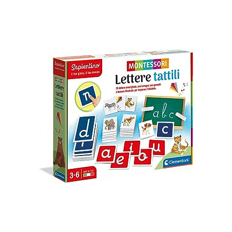 Montessori - Lettere Tattili