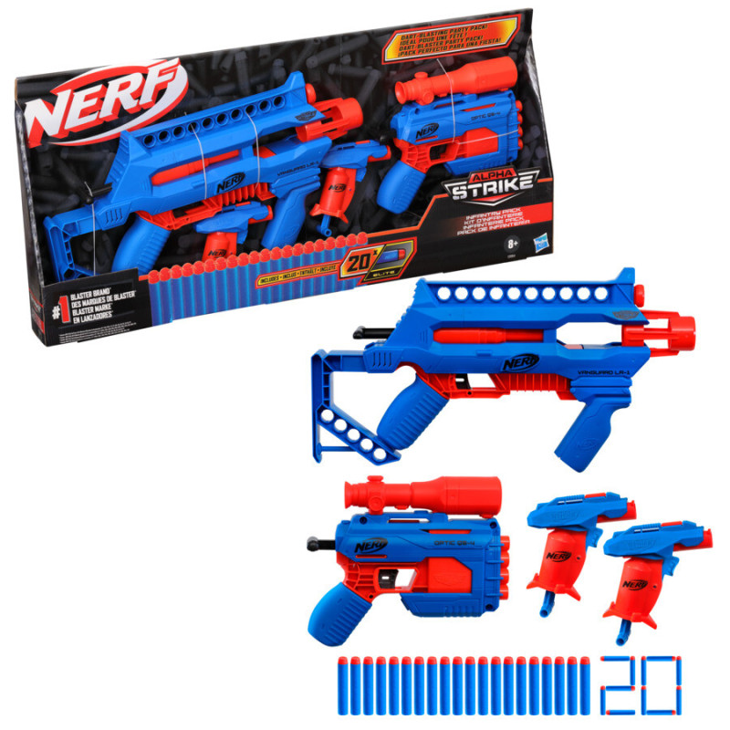 Nerf Alpha Strike Value Pack assortitiortito