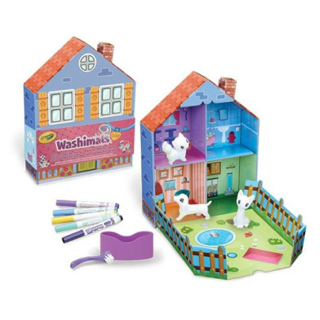 Washimals - Casetta Dei Cucciolii Crayola