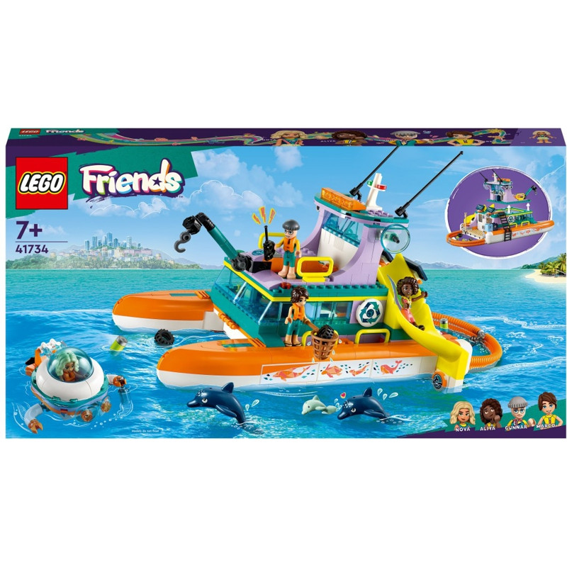 Lego Friends Catamarano Di Salvataggio