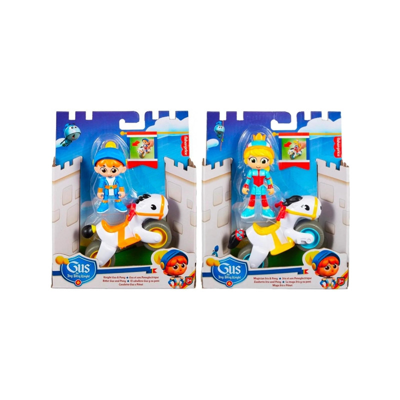 Gus Mini-maxi Cavaliere Personaggio E Pony Elettrico