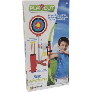 Play Out - Set Arciere Con Sacca E Bersaglio Da Terra