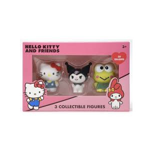 Hello Kitty 3d Erasers 3 Pack