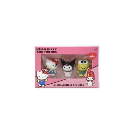 Hello Kitty 3d Erasers 3 Pack