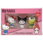 Hello Kitty 3d Erasers 3 Pack