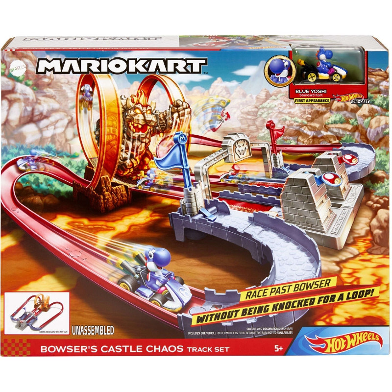 Hot Wheels Mario Kart Castel.bowser