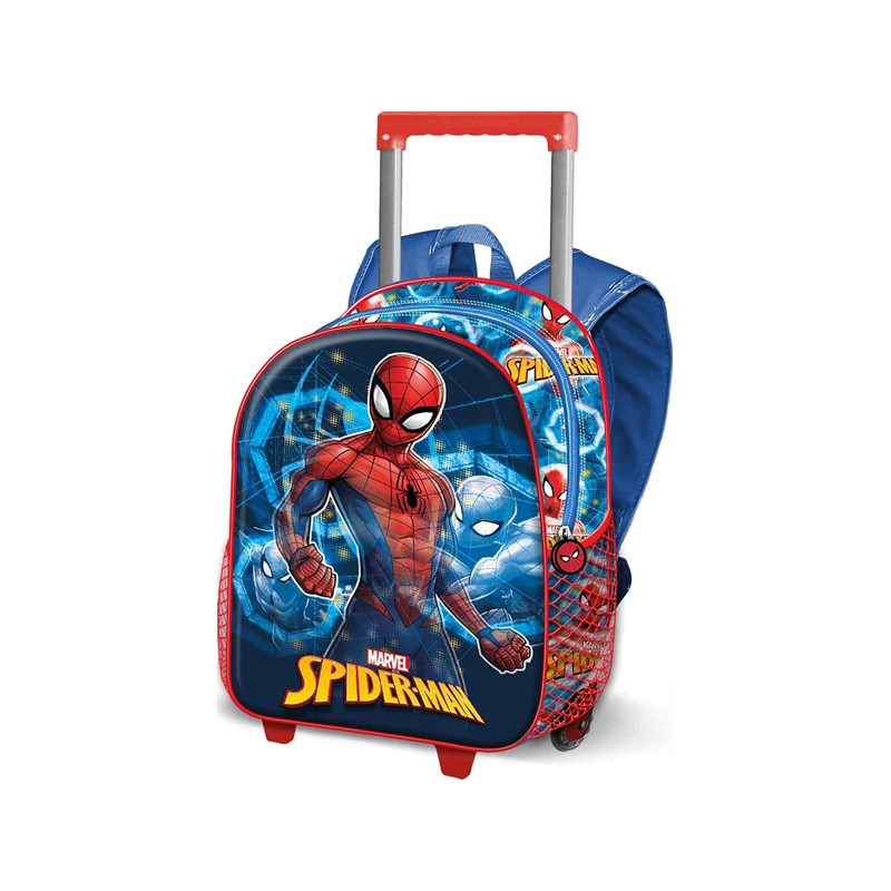 Spiderman Zaino 3d Ruote Picc. Powe