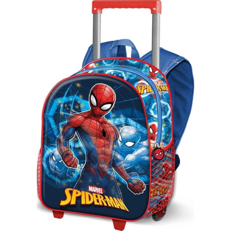 Spiderman Zaino 3d Ruote Picc. Powe