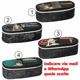 Astuccio Ovale Organizzato Comix Anime assortiti.to