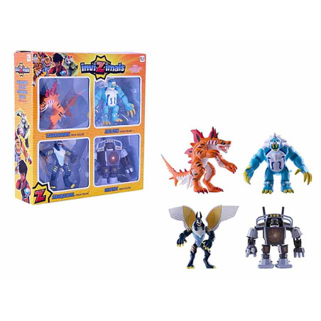 Invizimals Pack 4 Figure Articolate Tigershark, Ic
