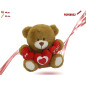 Orso Peluche C/cuore 25cm