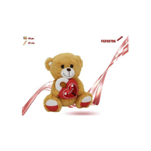 Orso Peluche Lucchetto Love 25cm