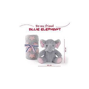 Copertina+peluche AllieElephant Perletti Toys