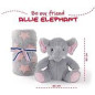 Copertina+peluche AllieElephant Perletti Toys