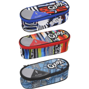 assortiti.to Astuccio Ovale Org. Comix Flas