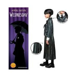 Costume Wednesday Divisa Scolastica Inf 9/10 - M