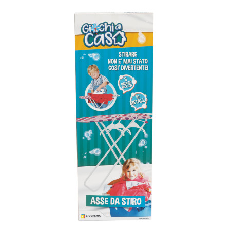 Giochi Di Casa - Asse Da Stiro In Scatola Con Stendino E 3 Grucce
