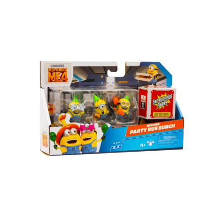 Minions Set 4 Pers 5cm Ass