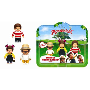 Monchhichi Pack 3 Personaggi