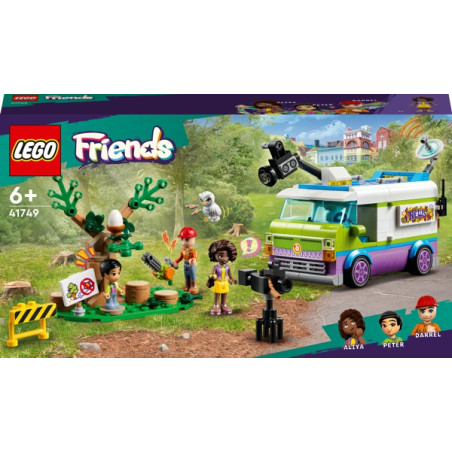 Lego Friends Furgone Della Troupe Televisiva
