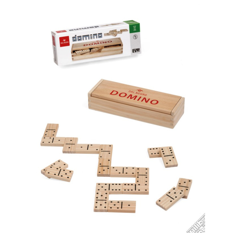 Domino In Legno Con Scatola