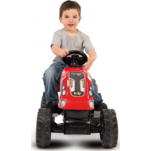 Smoby Trattore Farmer Xl Rosso Con Rimorchio