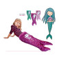Girabrilla Mermaid Tail 120 cm