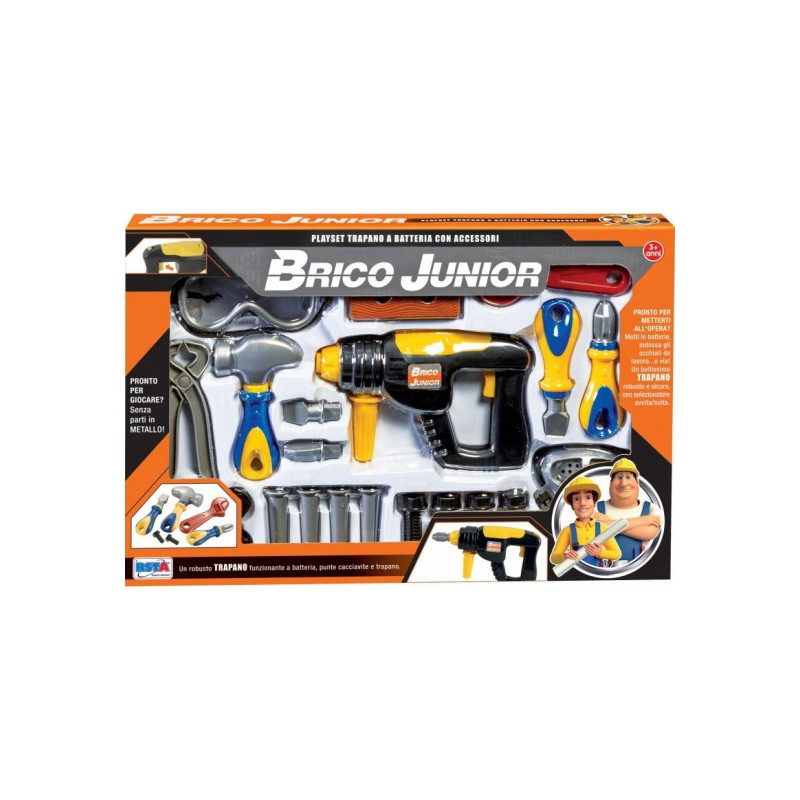 Playset Trapano Batteria Brico Junior
