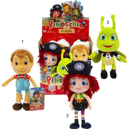 Pinocchio Af Plush 25cm Assortiti