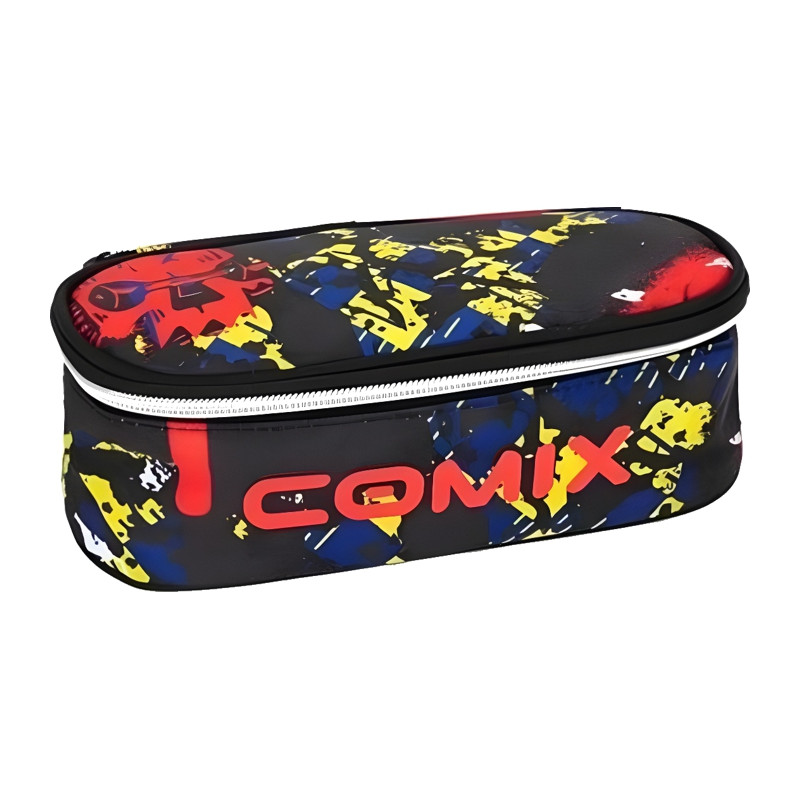 Astuccio Ovale Organizzato Comix Wbs  Skull