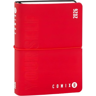 Agenda 16mesi Day Mini Comix Yourself Red