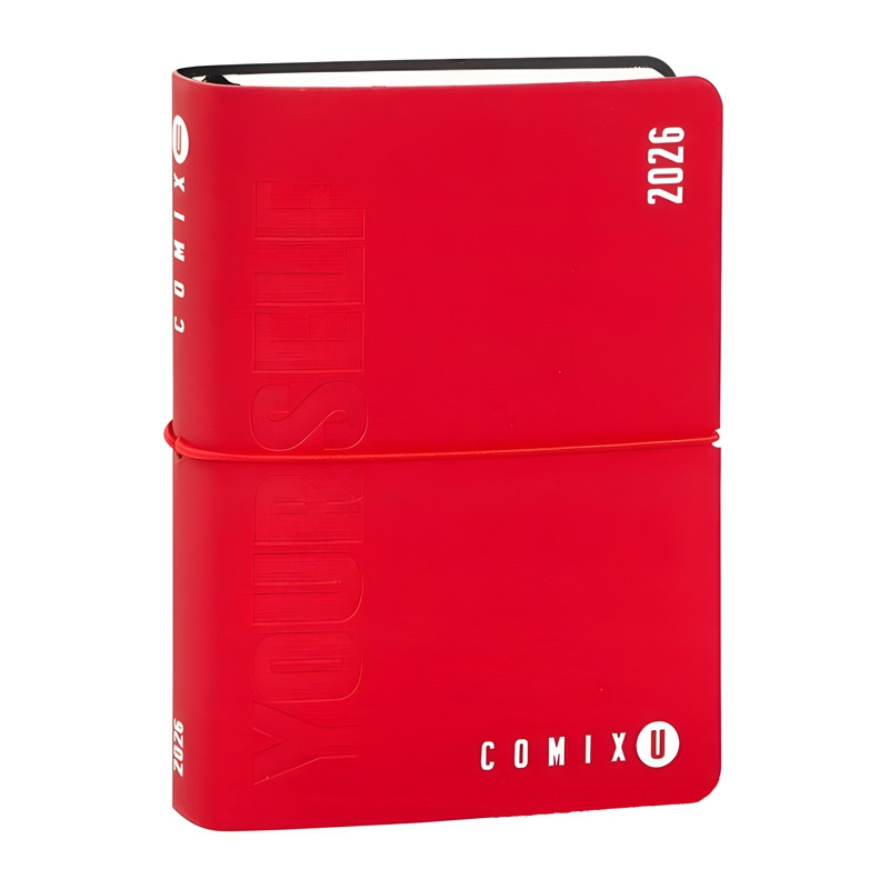 Agenda 16mesi Day Mini Comix Yourself Red
