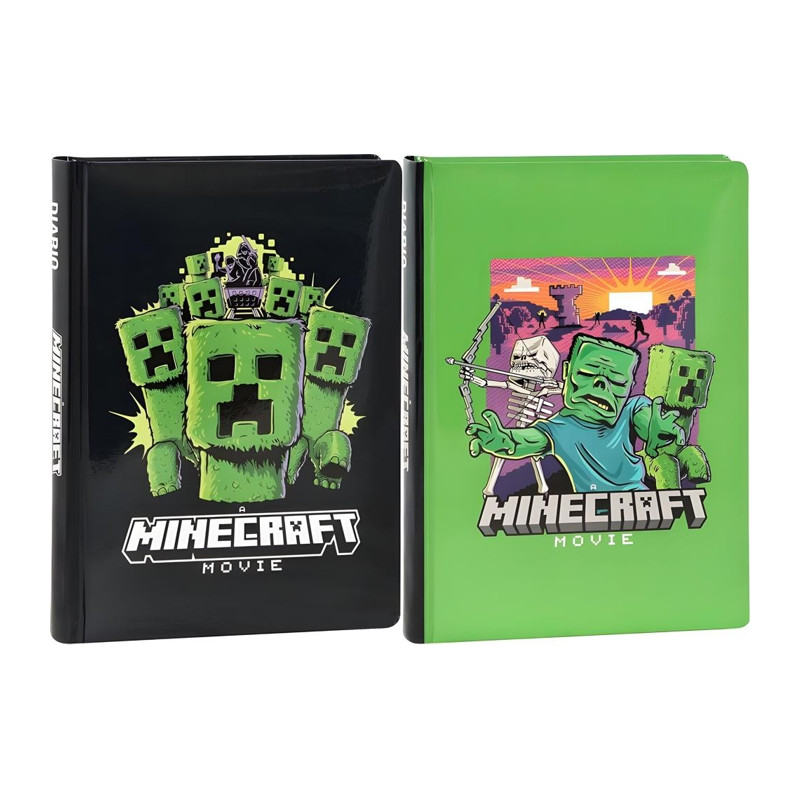Diario 12mm Std  Minecraft Movie assortiti. 2 Modelli