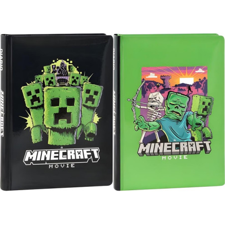 Diario 12mm Std  Minecraft Movie assortiti. 2 Modelli