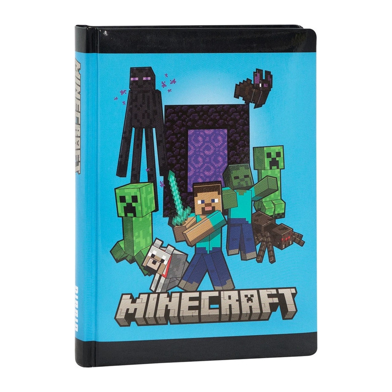 Diario 12mm Std Blu Pixel  Minecraft