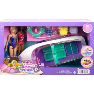 Barbie Mermaid Boat Con 2 Bambole