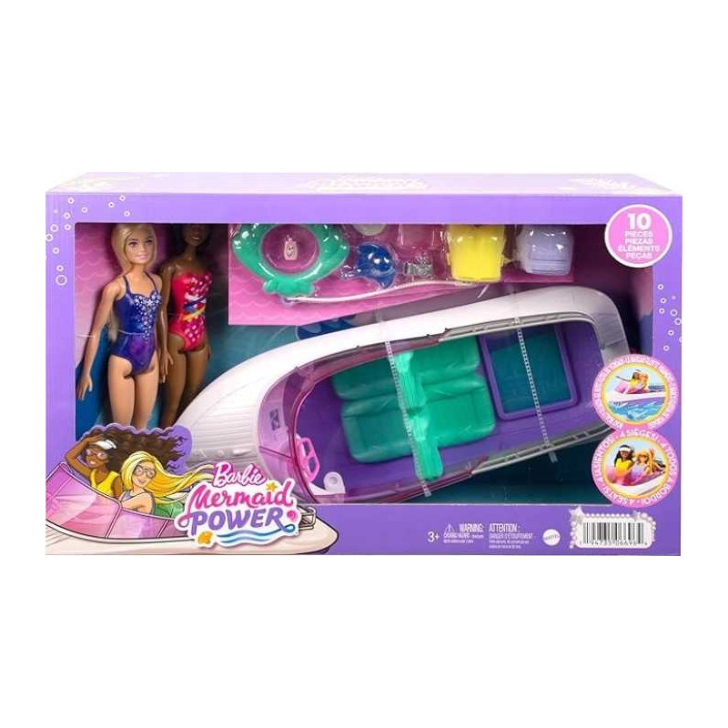 Barbie Mermaid Boat Con 2 Bambole