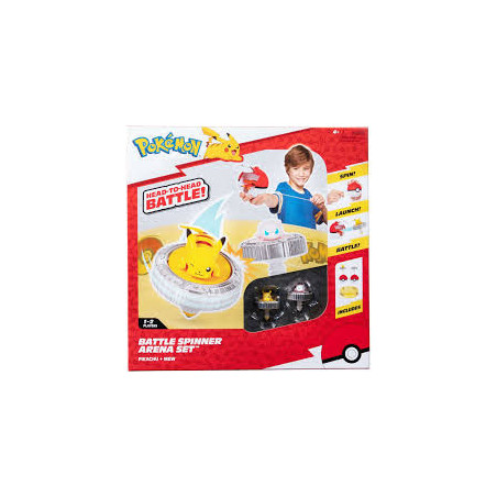 Pokemon Arena Di Combattimento Con Trottola E Due Pers