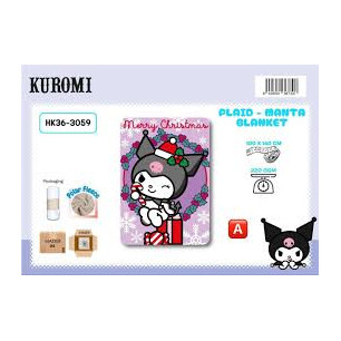 Hello Kitty Kuromi Christmas Blanket Polar Fleece 100x140 Cm