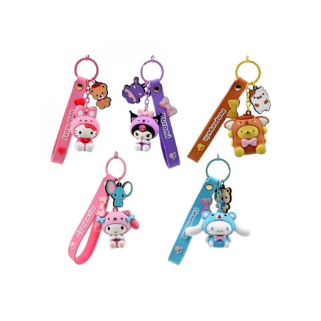 Portachiavi Hello Kitty And Friend