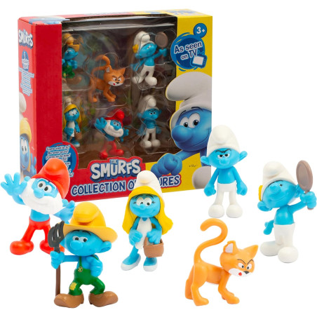 Puffi 6 Personaggi 5,5 Cm Birba